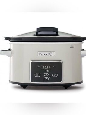 Crock-Pot Lift & Serve programmable slow cooker in cream finish New without box